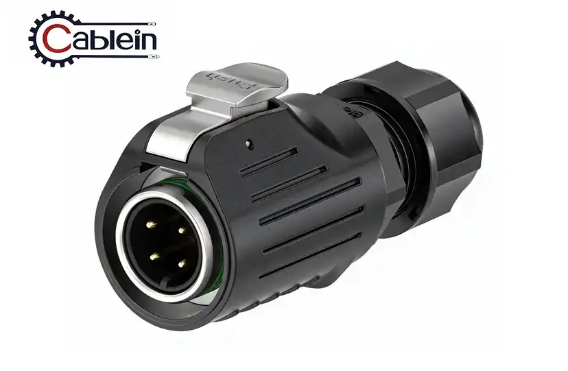 LP16 4-Pin Hybrid Metal Waterproof Connector